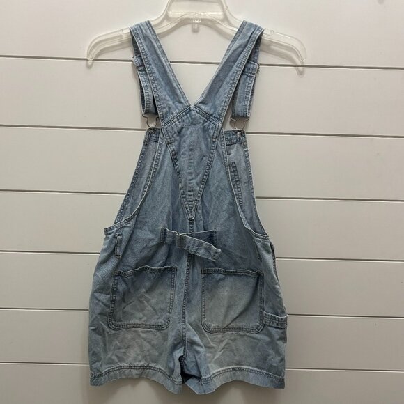 No Boundaries Denim Shortalls - Picture 2 of 4